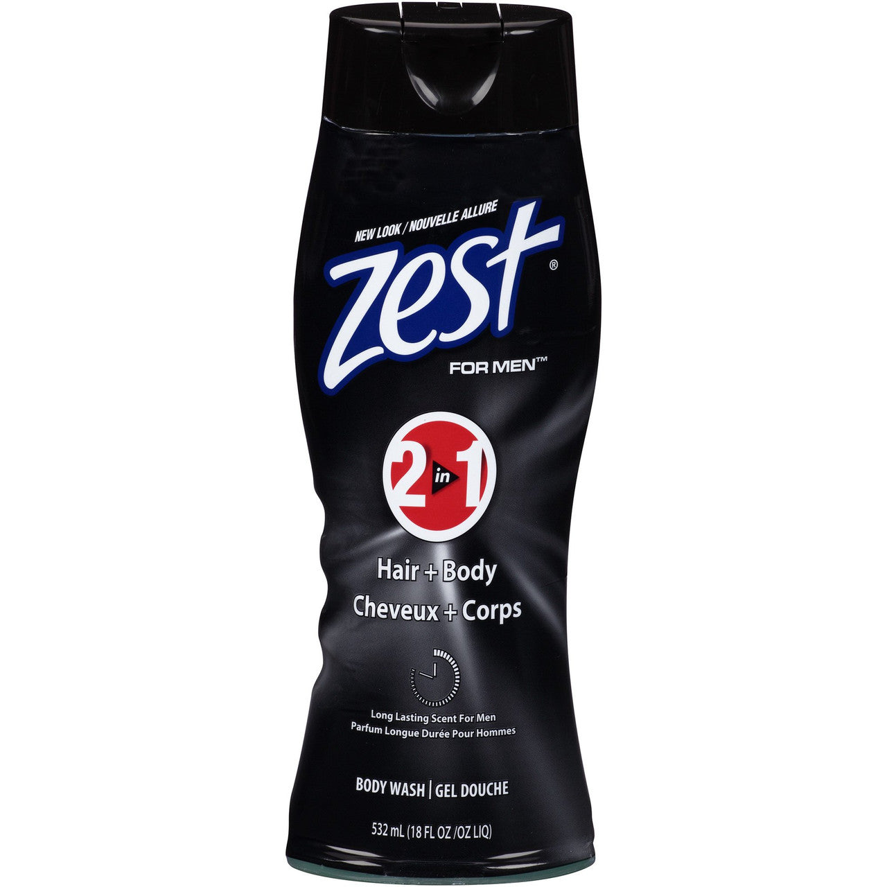 Zest For Men 2 in 1 Fresh Blast Hair & Body Wash, 18 Oz